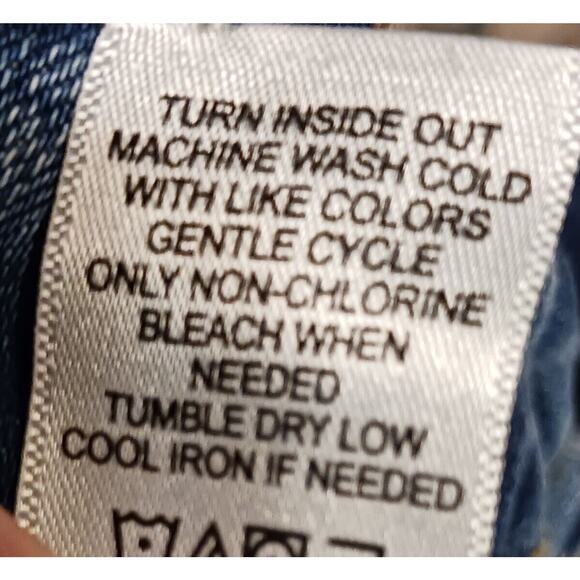 M Jeans by Maurices Womens Jeans Sz Small Long Blue Denim Skinny Leg Mid-Rise - Picture 8 of 9